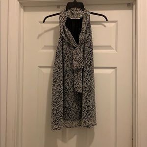 NWOT Black&Cream Spotted Tank